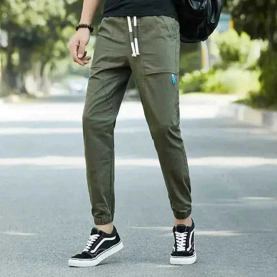 quick-dry fabric pants | elastic waistband with drawstring | lightweight athletic pants | energy saving