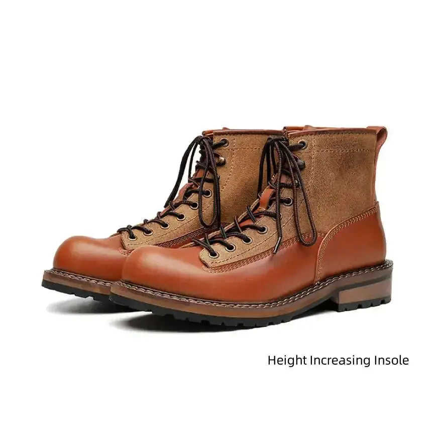 Martin Boots Men's Tooling Platform Leather Boots Meifu Market