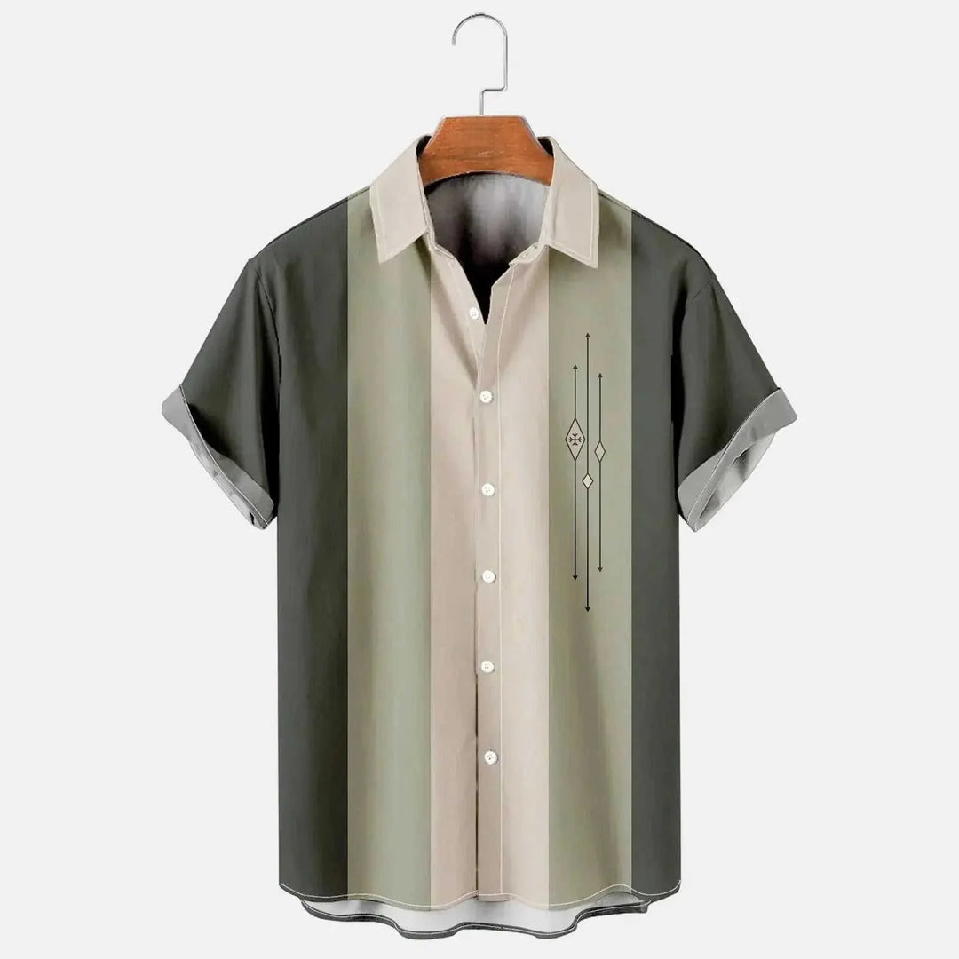 lightweight cotton fabric | short sleeve button-up shirt | breathable summer shirt | ultrasonic cleaning