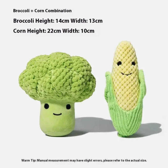 Dog Molar Teeth Cleaning Brocoli Plush Doll Sound Toy Meifu Market