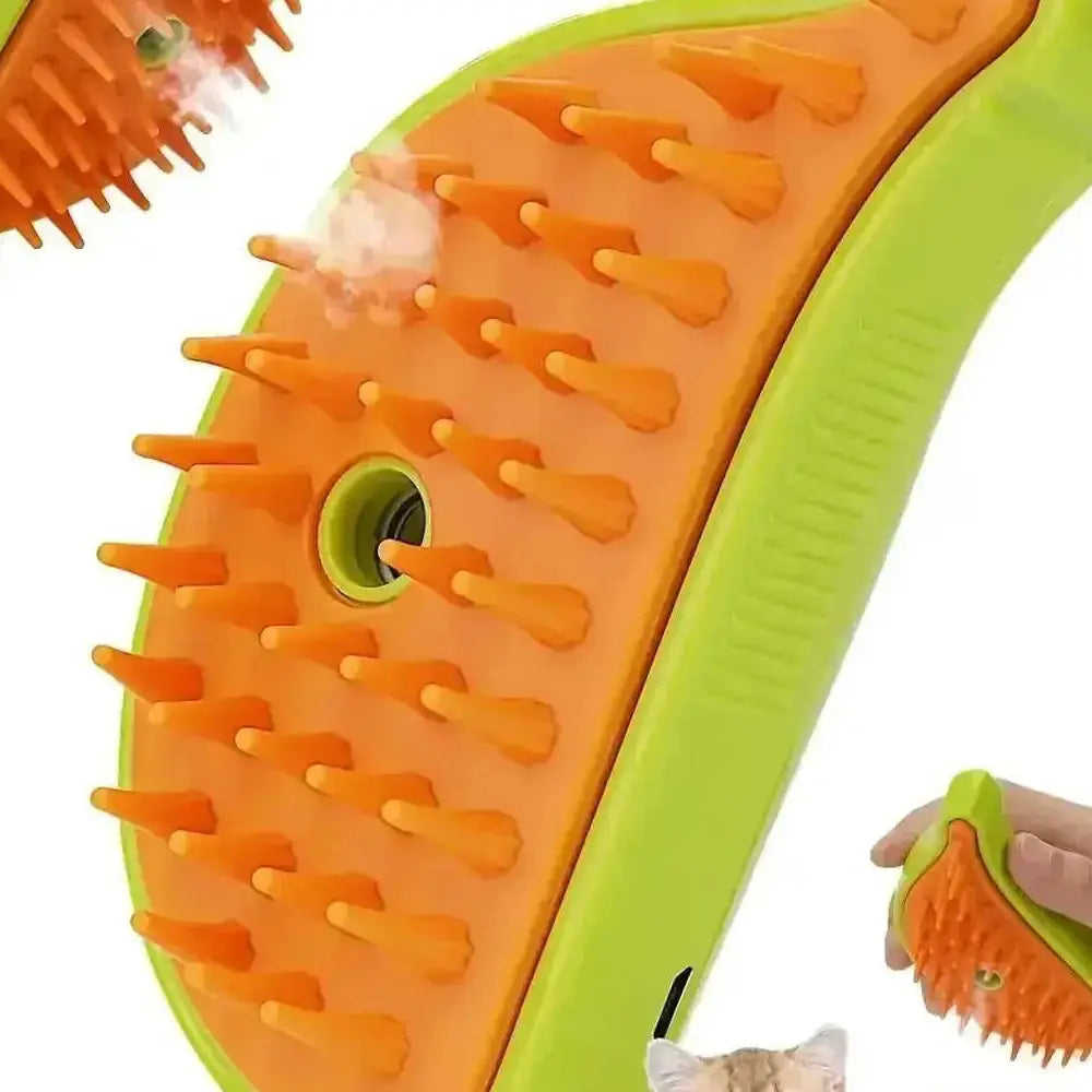 3 In 1 Pet Steam Brush Cat Dog Cleaning Steamy Spray Massage Beauty Comb Hair Removal Grooming Supplies Pets Accessories - Meifu Market