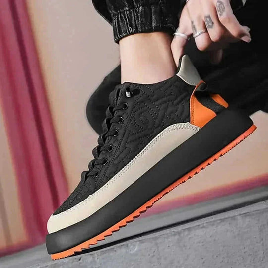 thick-soled sneakers for men | breathable mesh running shoes | lightweight walking shoes | energy saving