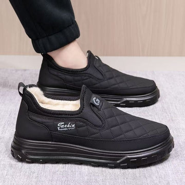 Winter Men's Cotton Shoes Fleece-lined Warm Non-slip Meifu Market