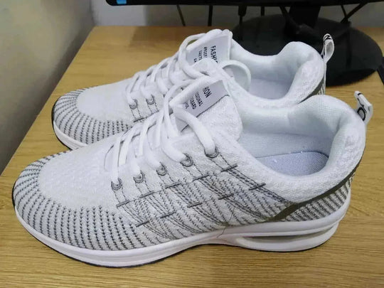 lightweight mesh running shoes | breathable athletic footwear | womens fitness sneakers | ultrasonic cleaning