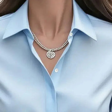 Women's Long Sleeve Satin Blouse, V Neck Loose Fit Tunic Top For Business Casual Office Fall Meifu Market