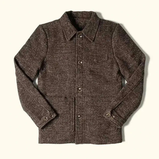 Casual Fashion Polo Collar Woolen Jacket - Meifu Market