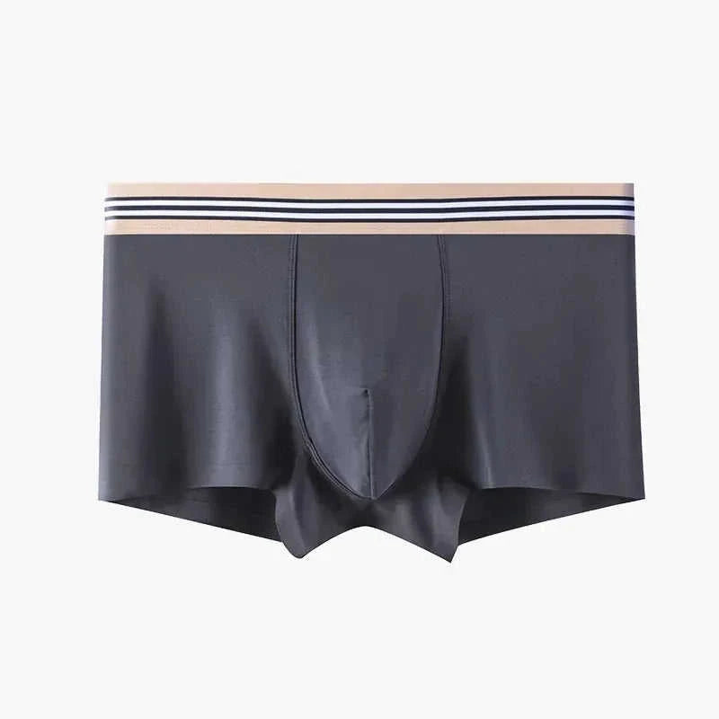 antibacterial fabric boxer briefs | mid-waist mens boxers | breathable cotton blend underwear | ultrasonic cleaning