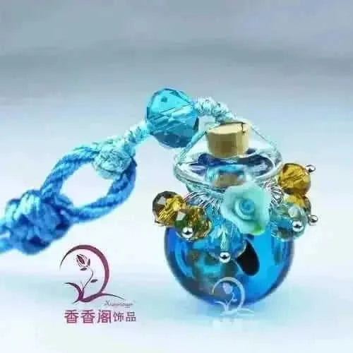hand-blown glass diffuser | essential oil car freshener | luxury car perfume jewelry | energy saving