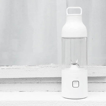 portable mini juice cup | stainless steel construction | compact travel size | ultrasonic cleaning