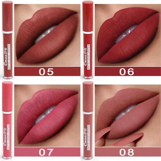 non-stick cup formula | waterproof matte lipstick | long-lasting lip color | energy saving