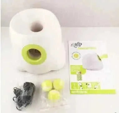 automatic dog ball launcher | interactive pet toy | durable plastic construction | ultrasonic cleaning