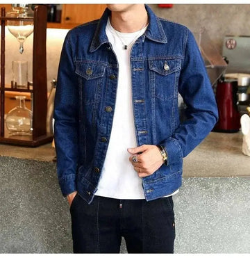 denim jacket for men | classic denim jacket | heavy-duty denim jacket | energy saving