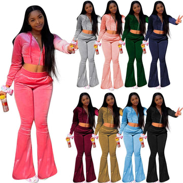 soft fleece material | wide-leg pants set | cozy athleisure wear | ultrasonic cleaning