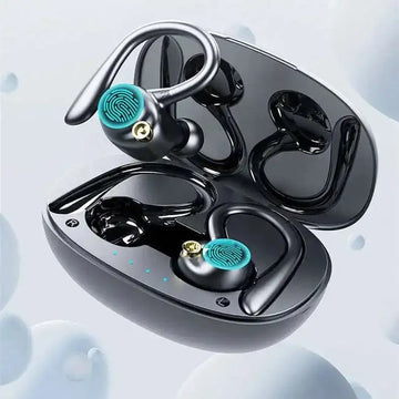 wireless earbuds bluetooth 50 | waterproof ipx7 rating | sweatproof gym headphones | energy saving