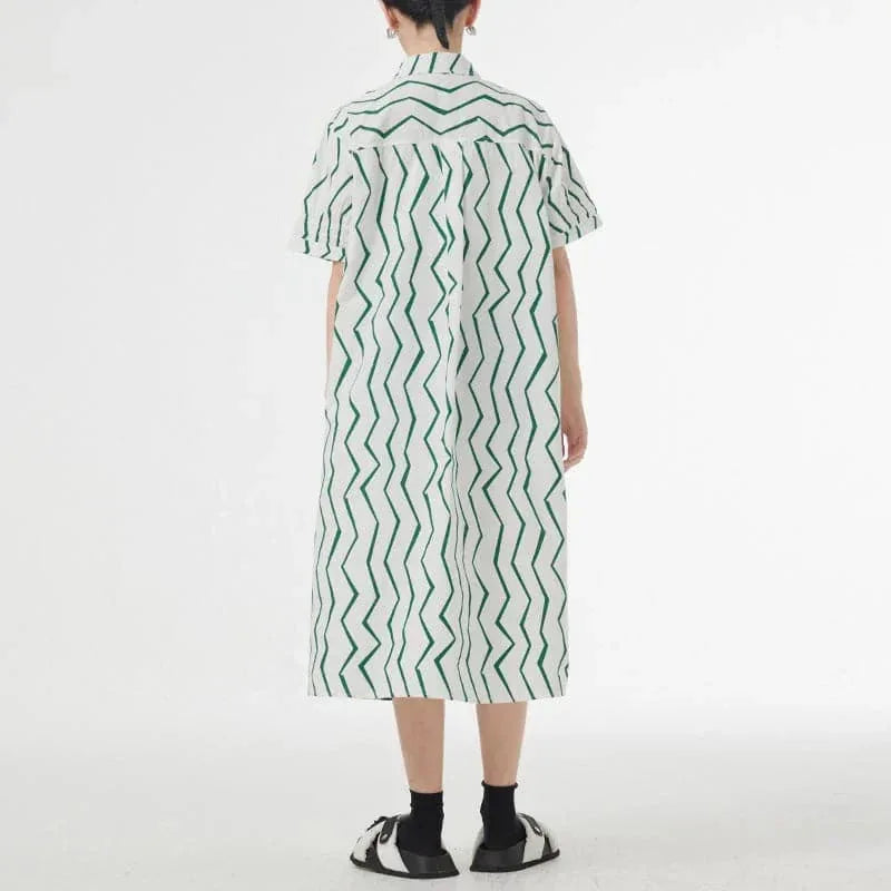 lightweight cotton fabric | breathable summer dress | striped shirt dress | ultrasonic cleaning