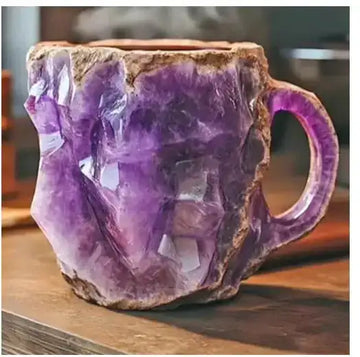 400ml Resin Mineral Crystal Coffee Mugs With Handles Elegant Fake Mineral Crystal Cup For Workplace Home Decor Christmas Gift Kitchen Gadgets | Ultimate Buying Guide 2025 (ES) - Meifu Market
