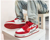 Distressed Graffiti Skateboard Shoes Men's Sneakers - Meifu Market