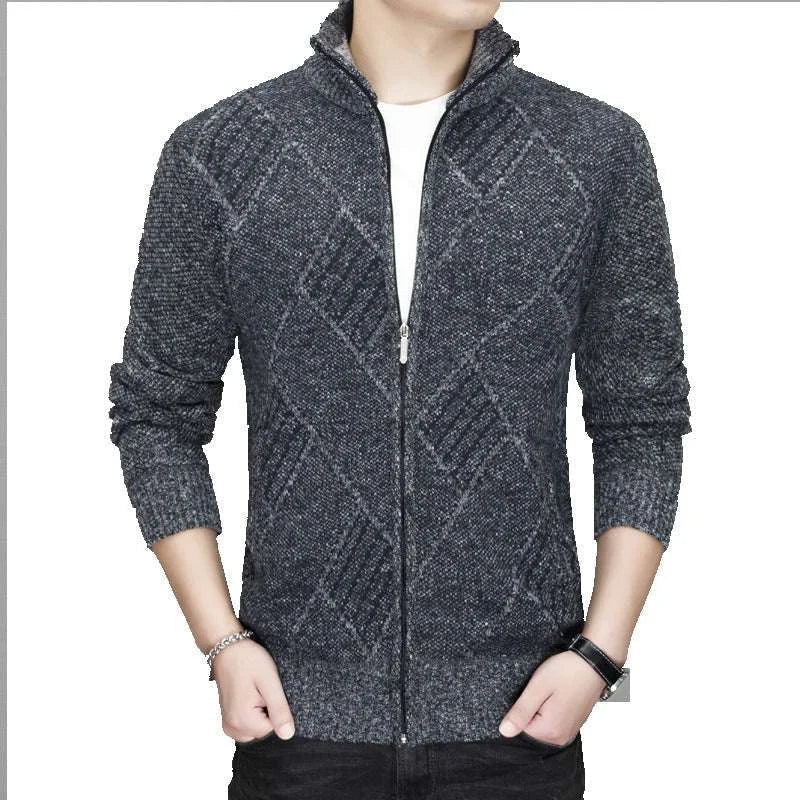 Men's Knitted Zipper Cardigan Jacket with Cashmere and Thick Lining | Ultimate Buying Guide 2025 (EN) - Meifu Market