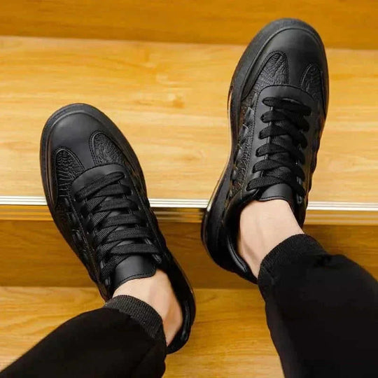 genuine leather sneakers | waterproof walking shoes | lightweight casual footwear | energy saving