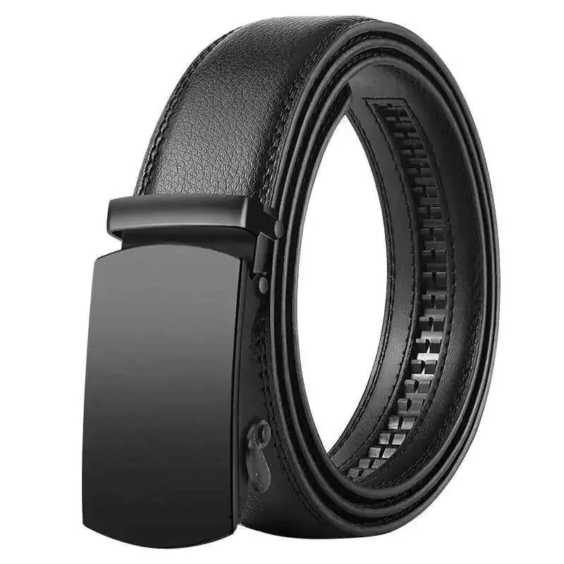 genuine leather belt | automatic buckle mechanism | stainless steel buckle | ultrasonic cleaning