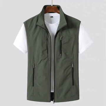 Breathable Multi-pocket Outdoor Casual Vest Jacket
