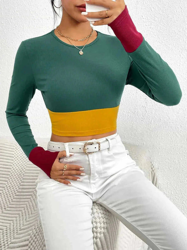Men's Slim Fit Long Sleeve T-Shirt - O-Neck Casual Pullover M - spring autumn men's o-neck casual t-shirts fashion slim fi...