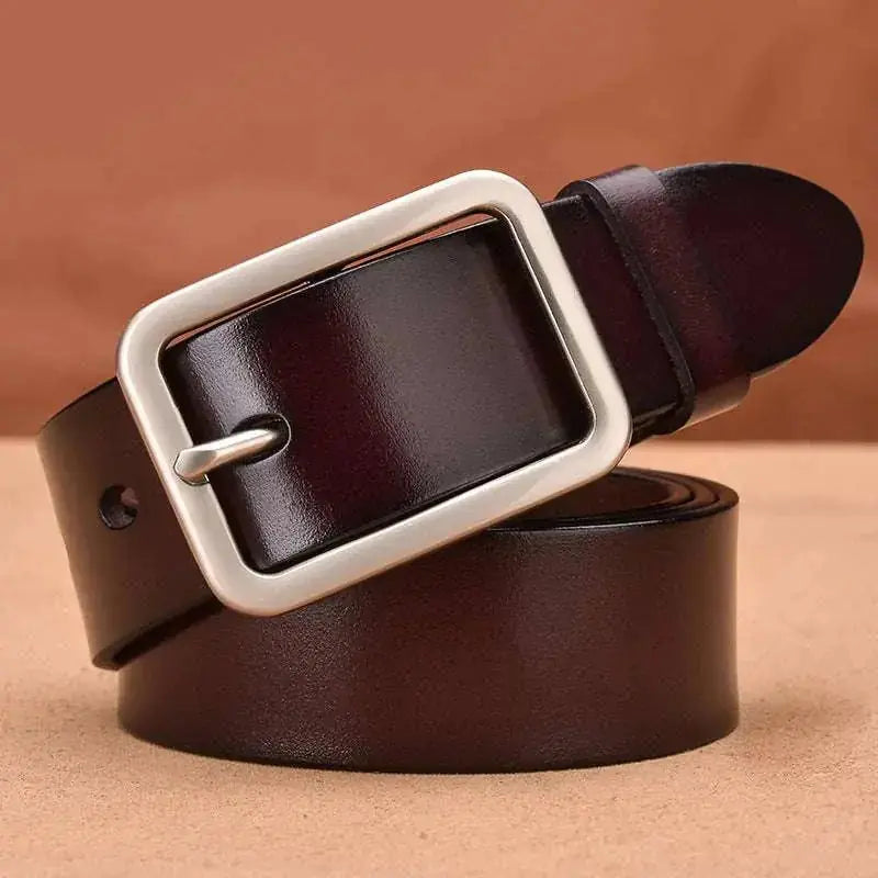 genuine leather belt | adjustable belt buckle | premium cowhide leather | energy saving
