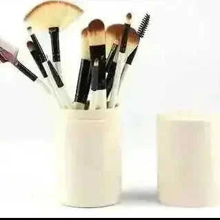 12pcs Professional Makeup Brush Set - Blush Eyeshadow Highlighter Brushes
