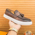 Casual Fashion Men's Plus Size Fringed Leather Shoes Meifu Market