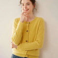 soft cashmere sweater | round neck cardigan | knitted sweater coat | ultrasonic cleaning