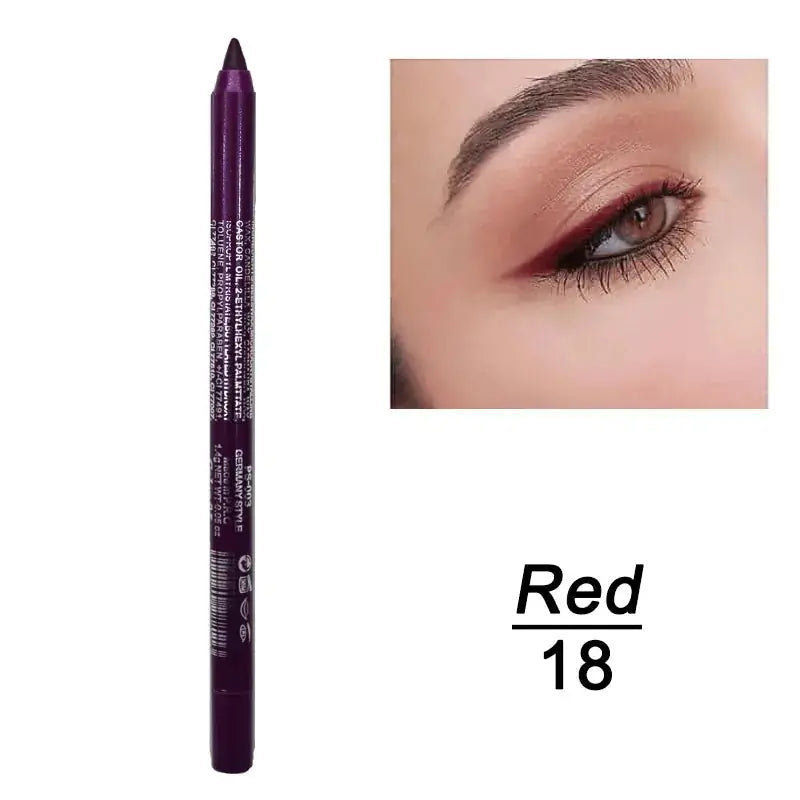 waterproof eyeliner pencil | long-lasting eye makeup | colorful eyeliner cosmetics | ultrasonic cleaning