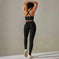 high-waisted seamless leggings | moisture-wicking yoga pants | squat-proof gym tights | energy saving