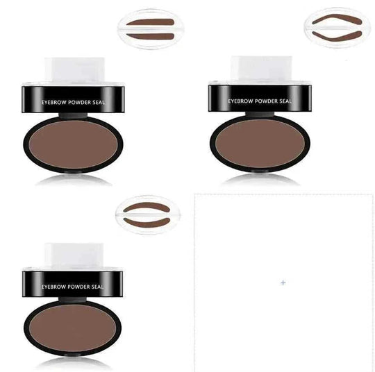 waterproof eyebrow stamp | long-lasting eyebrow powder | professional makeup kit | ultrasonic cleaning