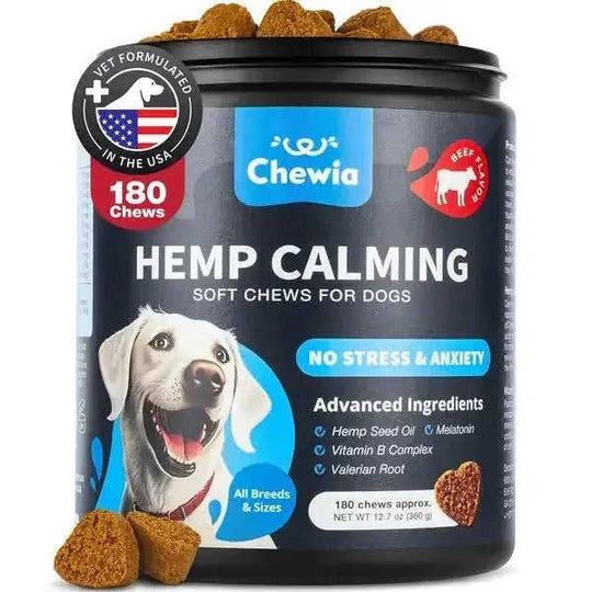 Hemp Calming Chews For Dogs Dog Calming Treats Anxiety Relief For Dogs 1PC - main product image