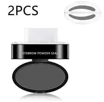 Eyebrow Powder Stamp Tint Stencil Kit Cosmetics Professional Makeup Waterproof Eye Brow Stamp Lift Eyebrow Enhancers Stenc...