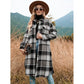Coat Side Slit Lapel Loose Wool Meifu Market