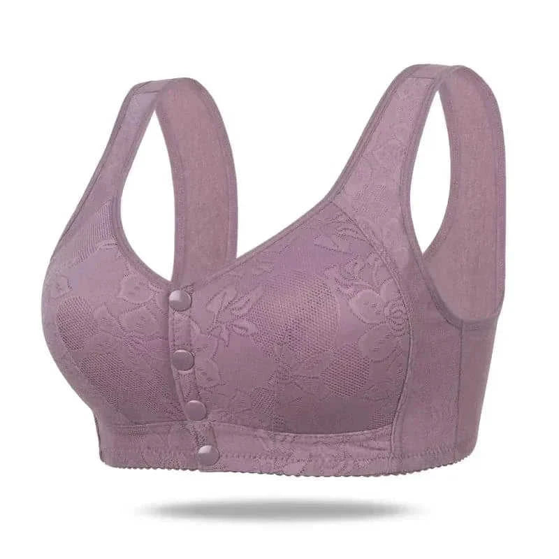 plus size cotton bra | front closure bra | soft cotton underwear | energy saving