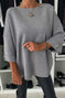 Knit Top Women - Round Neck Short Sleeve Casual Shirt Solid Color Black - size and dimension reference