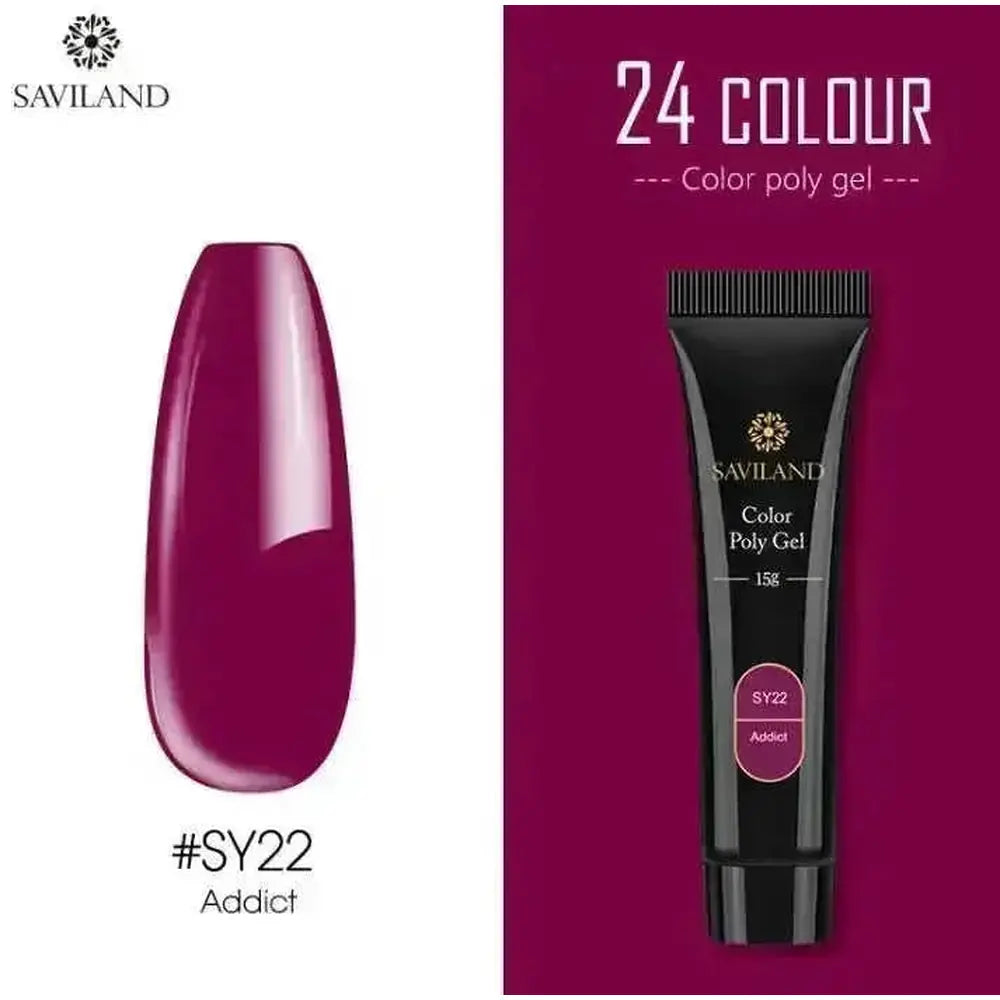 15g nail colored crystal extension glue SY12 - available style options