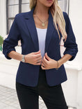 Women's Business Suit Jacket 34 Sleeve Business Casual Jacket Meifu Market