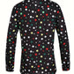 A Casual And Versatile Long-sleeved Shirt With Polka Dot Prints For Teenagers And Men Meifu Market