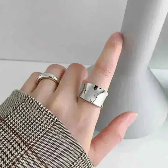 Big Wide Finger Ring Jewelries - Meifu Market