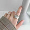 Big Wide Finger Ring Jewelries - Meifu Market