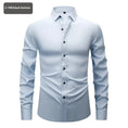 four-way stretch fabric | moisture-wicking long sleeve shirt | slim fit stretch shirt | energy saving