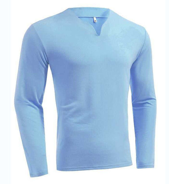 Men's Cotton Long-Sleeve Sport T-Shirt | 12 Colors, S–5XL - Meifu Market