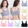 plus size cotton sleep bra | removable padded bralette | wirefree lounge bra | ultrasonic cleaning