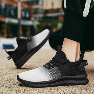 Fashion Low Top Gradient Color Mesh Casual Sneakers Meifu Market