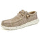 canvas slip-on loafers | breathable fabric shoes | lightweight casual footwear | ultrasonic cleaning