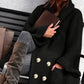 Elegant Polo Collar Plus Size Women's Coat Meifu Market