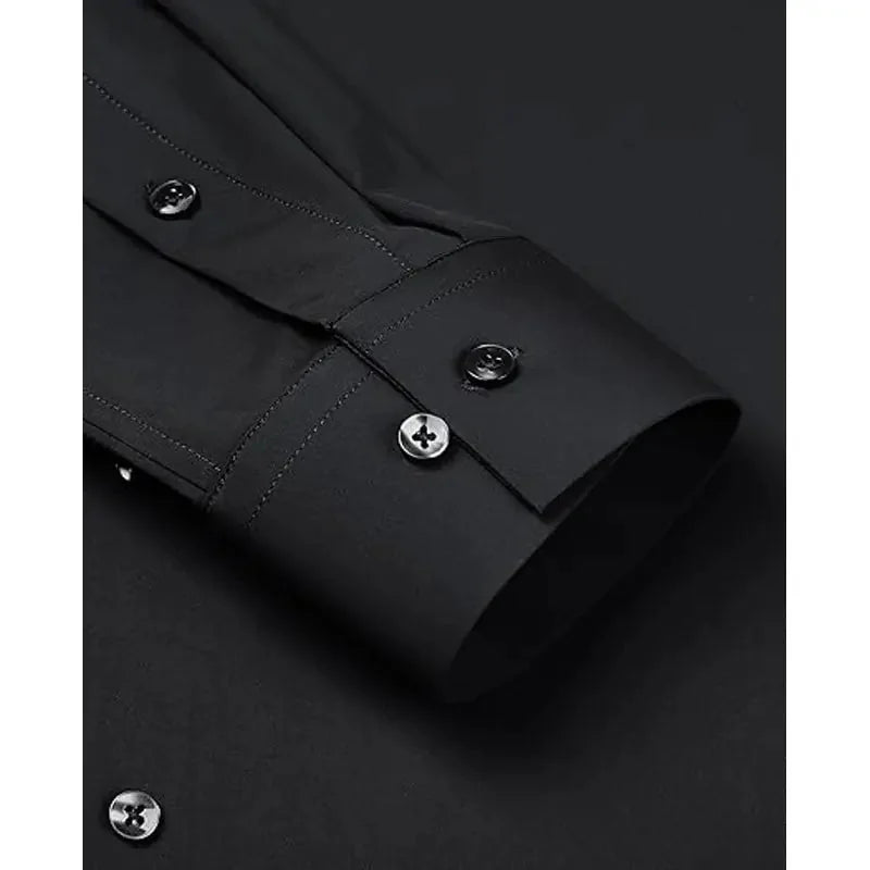 four-way stretch fabric | moisture-wicking long sleeve shirt | slim fit stretch shirt | energy saving